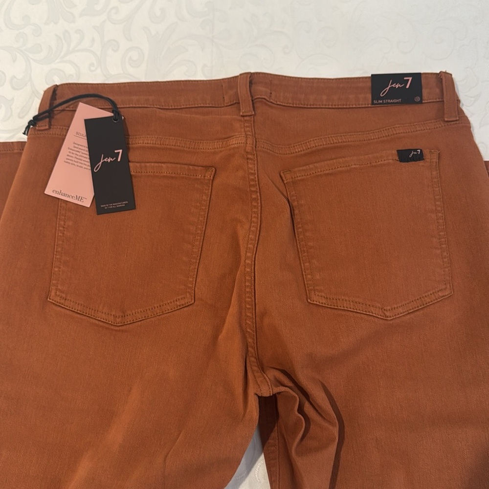 Jen7 by 7 For All Mankind Slim Fit Straight Leg Jeans. Size 12 - Picture 10 of 16